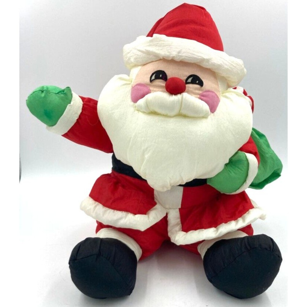 Vintage Santa Claus Plush - International Silver Co. - Desirable - SCARCE!